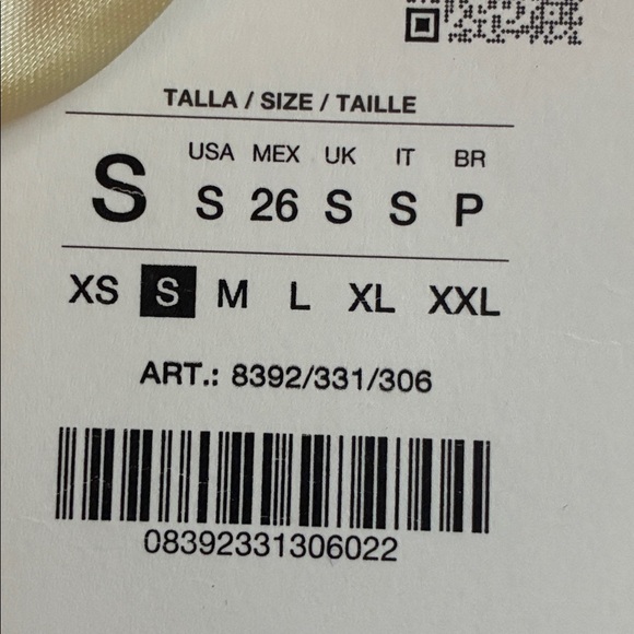 NWT Zara Light Yellow  Satin Effect Midi Dress with Bows. Size S. - Picture 7 of 10